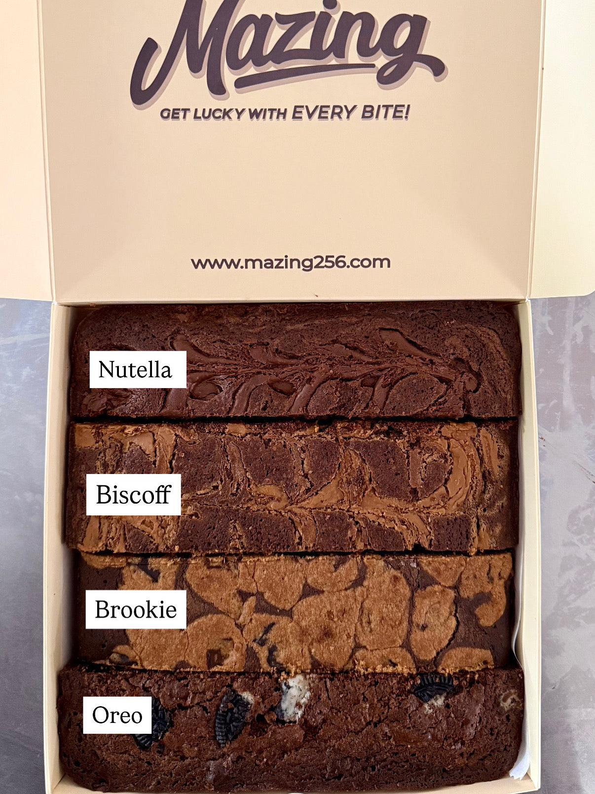 Flavored Brownie Box