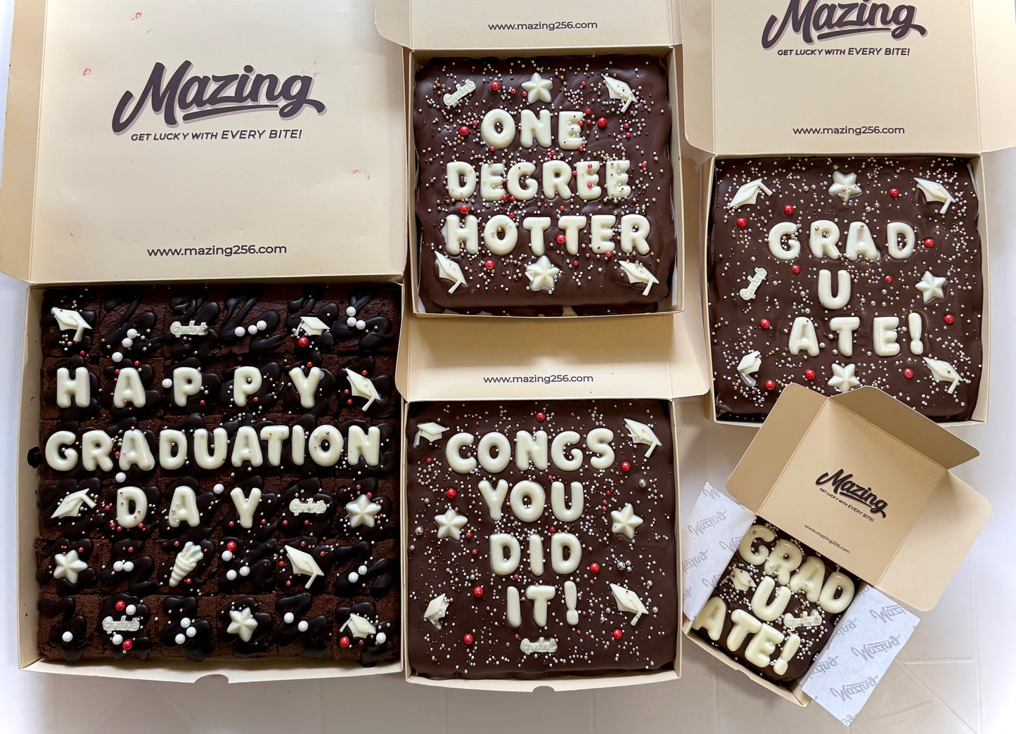 Graduation brownies
