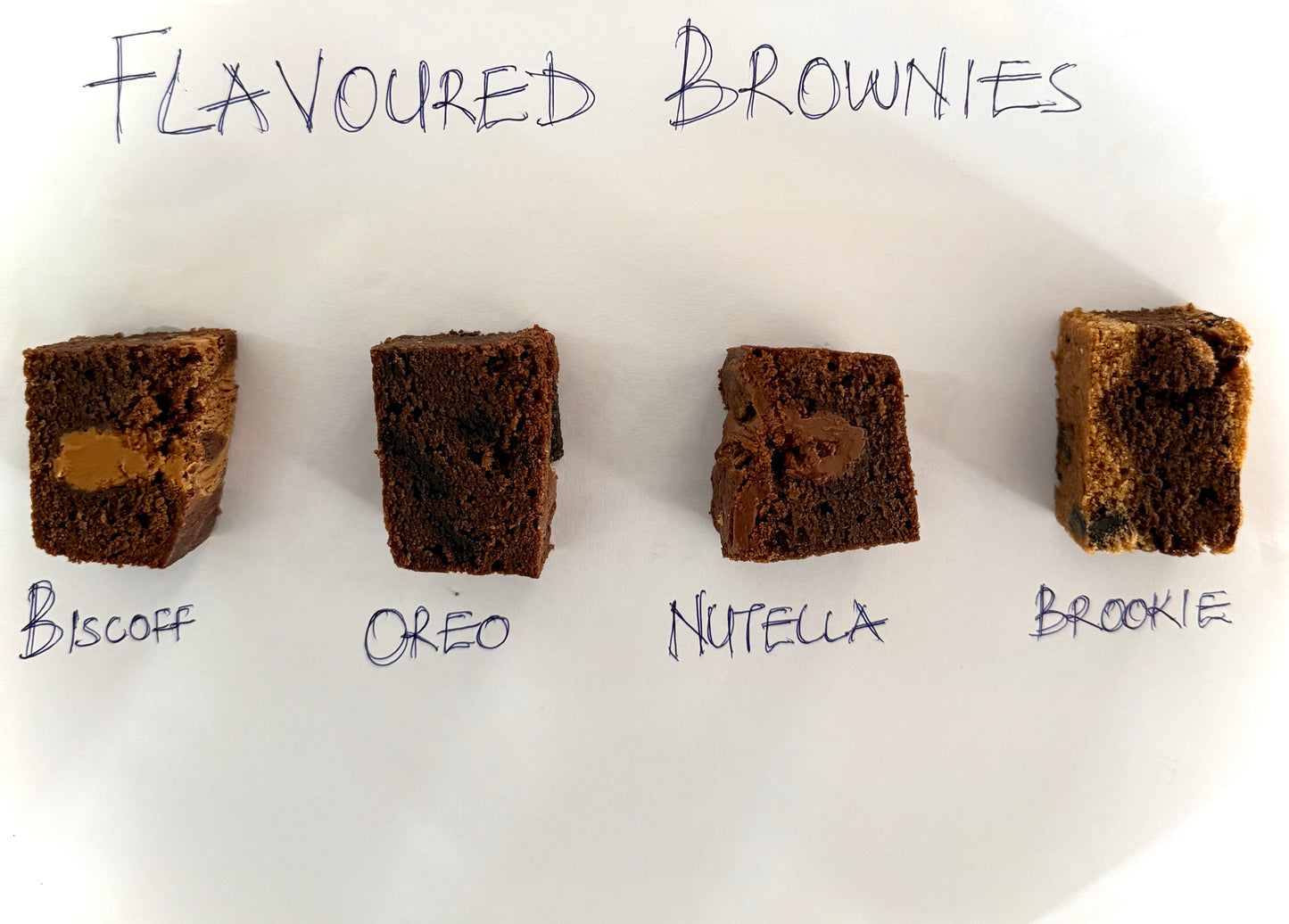 Assorted/Flavored Brownie Box- Biscoff/Nutella/Oreo/Brookie