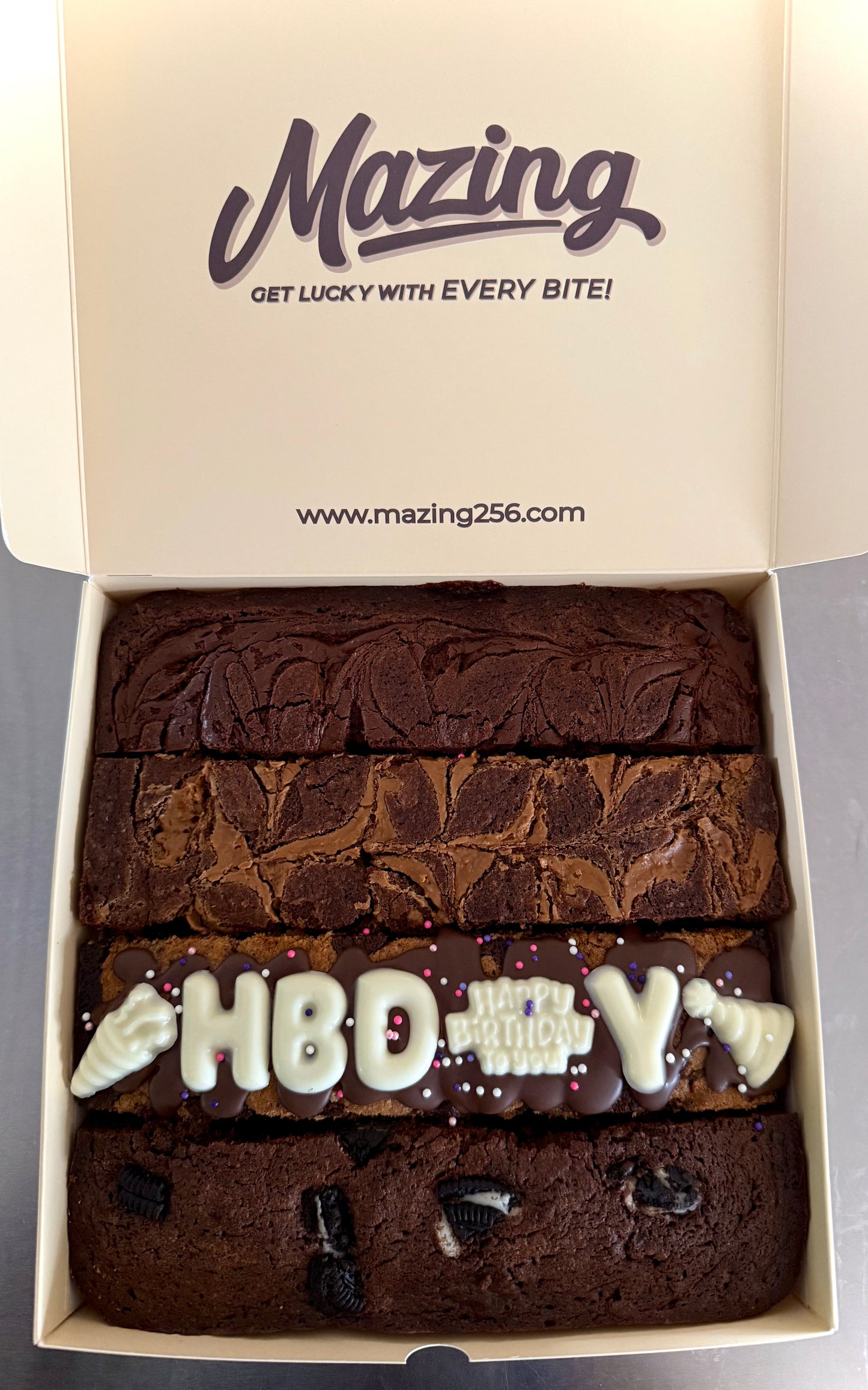 Flavored Brownie Box
