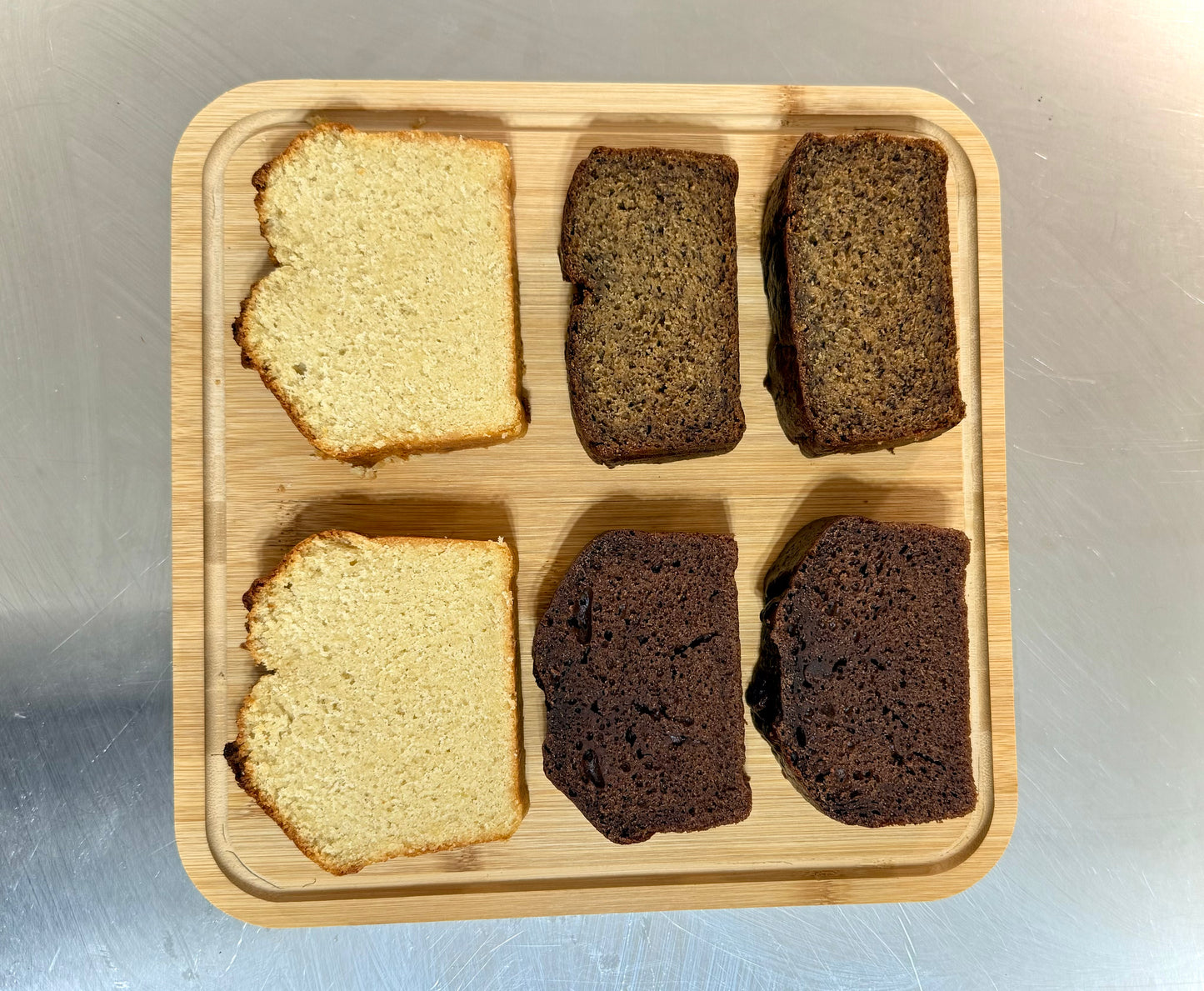 Banana/ Vanilla cake slice
