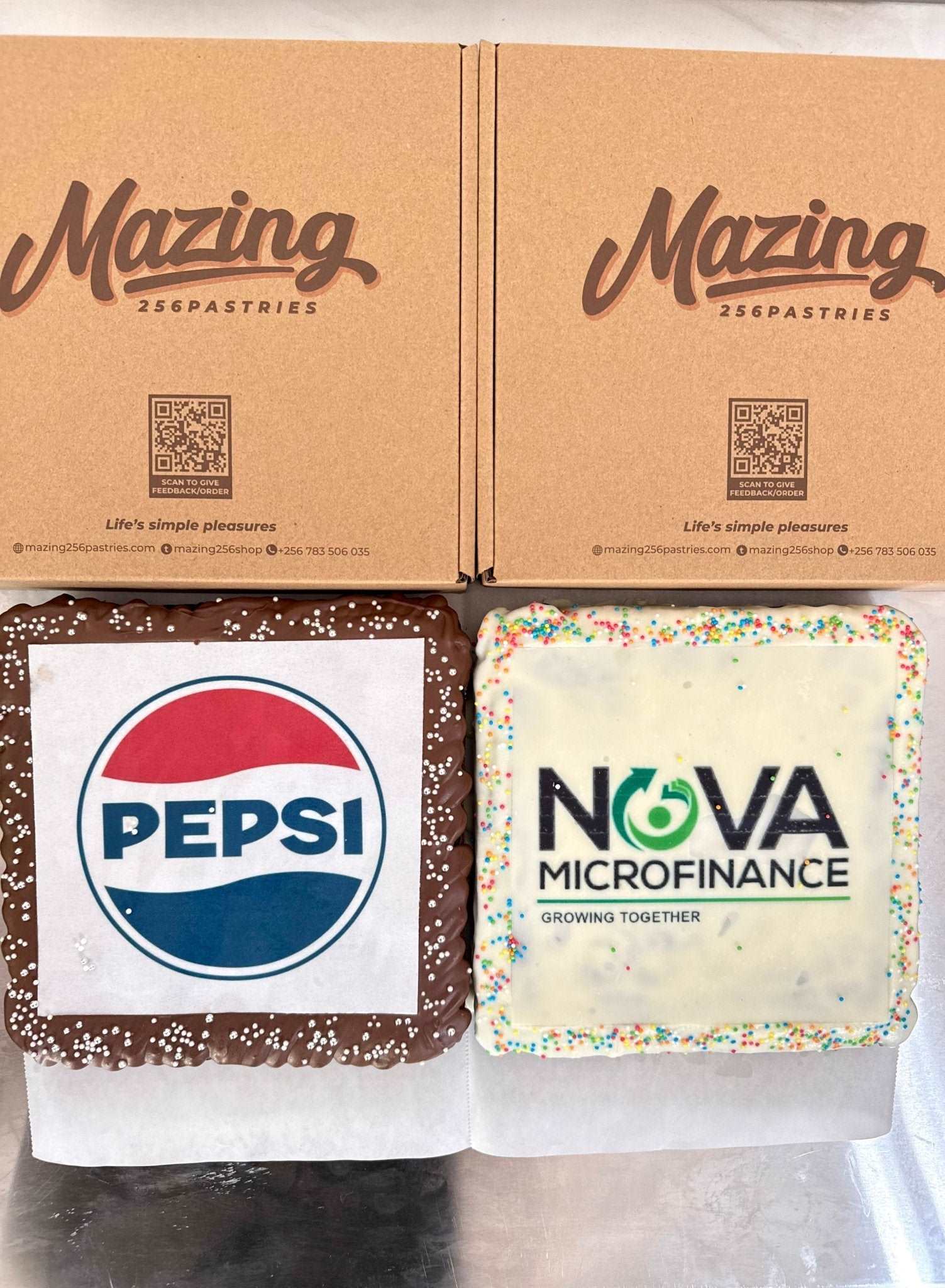 Corporate Brownies - Mazing256Pastries