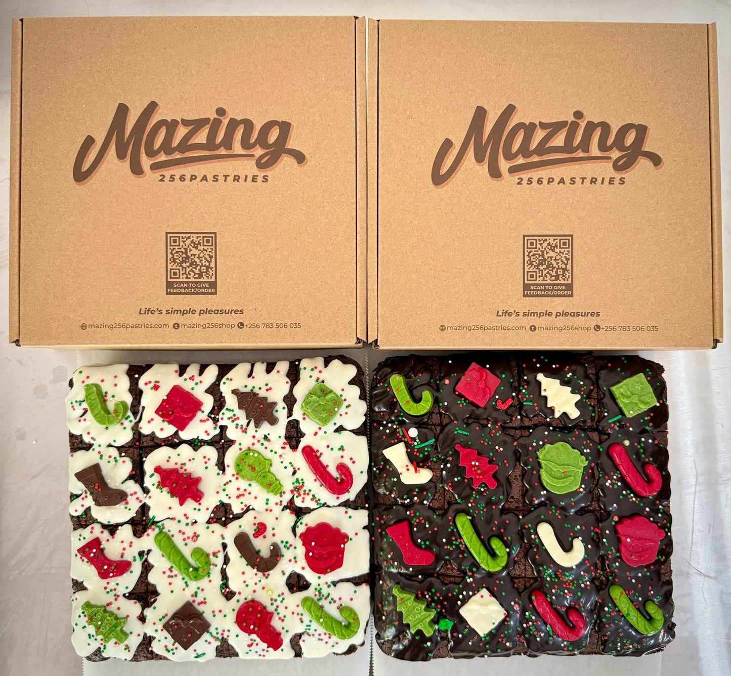 Xmas Icon Slab - Mazing256Pastries