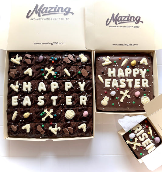 Easter Brownie Slab