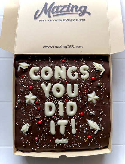 Graduation brownies