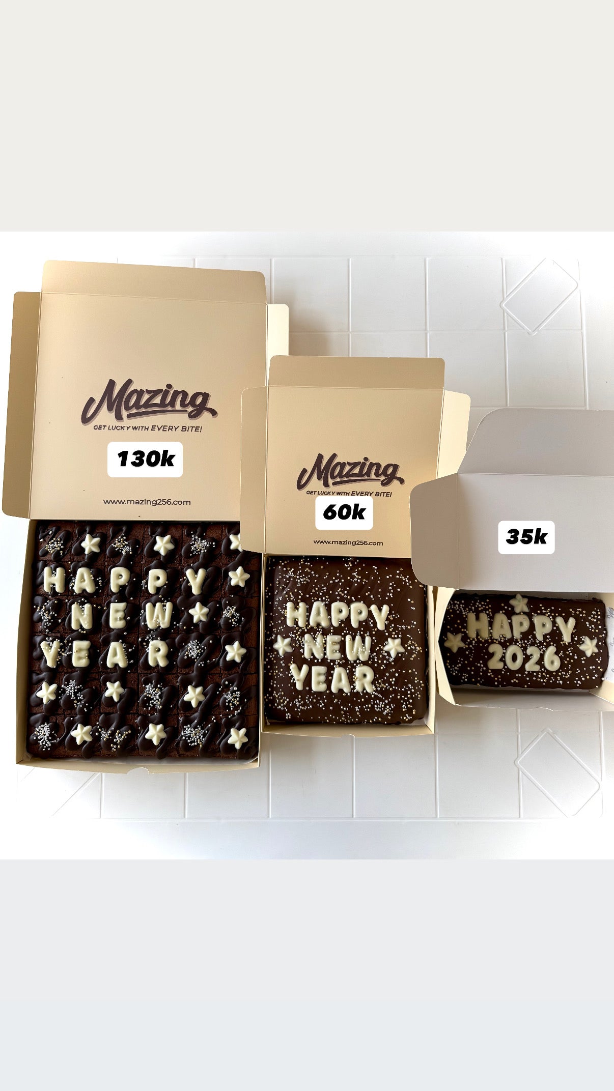 New Year Brownies