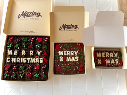 Christmas brownies